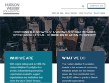 Tablet Screenshot of hudson-webber.org